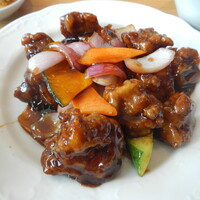 盤古殿 コレド日本橋店 -  黒酢の酢豚