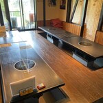 居酒屋 天狗 - 掘りコタツ式10名2テーブル