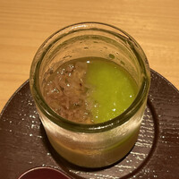 鮨まつもと - フカヒレ冷製茶碗蒸し