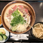 葱や平吉 - 鮪の漬け丼