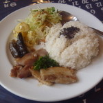 Banzai Shokudou - 豚肉と鶏肉のあぶり焼き　500円