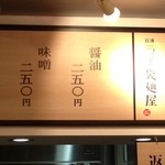 日清ラ王　袋麺屋 - メニュー①