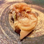 鮨 行天 - 煮蛤　この煮蛤美味しかったな