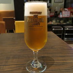 茶のしずく - 生ビール中（５００円）