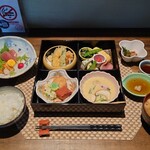 四季彩料理月うさぎ - 蓋を開けてみた