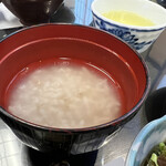 旅館大和屋 - 蕎麦粥…優しいお出汁で美味しい…♡ 飲み過ぎた翌日に最高です(*´Д｀*)