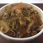 すき家 - 【カレー南蛮牛丼】