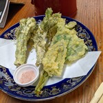 そば処　ゆたかや - 山菜天ぷら