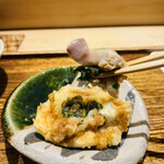 日本橋 蕎ノ字 - ◎大きなハマグリは肉厚で美味い❗️