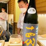 日本橋 蕎ノ字 - ◎十四代の純米大吟醸は美味いなぁ〜。昨日も丹想庵健次郎で飲んだ。。。幸せ。。。