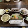 惣助 - 【山菜定食(Ａ)やまめ付 1,700円】めし、だご汁も到着。