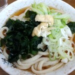 手打うどん 石井 - わかめうどん500円