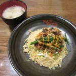MADE IN JAPAN かにチャーハンの店 - ・限定「揚げ牛肉のコク旨チャーハン(\680)」