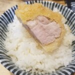 とんかつ 串揚げ 優膳 - ヒレカツ断面