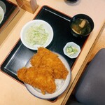 雅紀屋 - わらじかつ丼ご飯大盛　税込980円