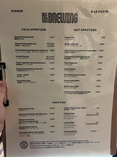 h REVO BREWING - Restaurant Dinner Menu