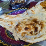カラチの空 - ナン（マトンコルマのセットで出てきたもの）