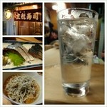 主税寿司 - 久しぶりに。私もかなり常連のつもりだが、常連の深い会話にはついていけない。