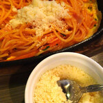 喫茶 マドラグ - 鉄板ナポリタン　ケチャップ味