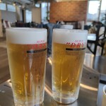 京都焼肉 enen - 生ビールで乾杯