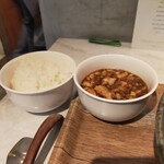 CINA New Modern Chinese - ミニ麻婆豆腐とご飯