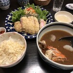 喝 - 特ロース大あら汁ランチ