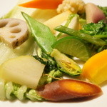 ビストロ天下井 - 有機温野菜の1皿～築地御厨より～
