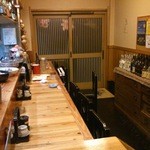 居酒屋「桜」 - カウンターです。