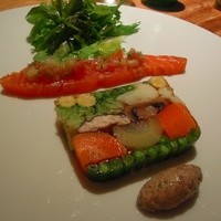 ヴレ ド ヴレ シェ ヒロ - 季節野菜のてリームとスモークサーモン