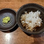 つねちゃん - わさび、おろし大根