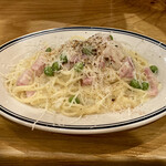 文化商店 - ベーコンとグリンピースのクリームパスタ(1,400円)