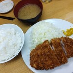 とんかつ山家 - ロースカツ定食