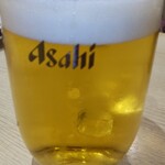 寿司 鷹 - まずは生ビールで乾杯 ¥539