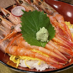 新日本海料理 旬恵 - 甘海老丼