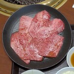 Yakiniku Okuu - 特別価格『黒毛和牛のカルビ3種盛りセット』