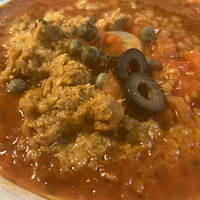 アルポルト - シェフ気まぐれ　オリーブ&トマトパスタ