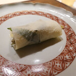 明寂 - 稚鮎の衣巻寿司