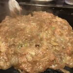 Okonomiyaki Yakisoba Fuugetsu - もんじゃできたぞー