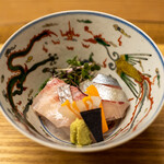 Akasaka Kikunoi - 2022.5 明石の鯛、縞鰺