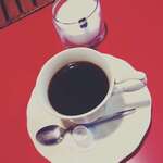 喫茶キング５ - モーニングコーヒー(￥250)。
            ミルクの他にたっぷりのお砂糖。