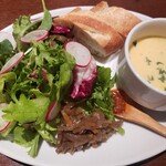 ボン・ソレイユ - お野菜のスープ、サラダボール