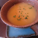 Omurahausu - セットのコーンスープ