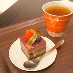 クリオロ カフェ - 世界コンクールで優勝したチョコレートケーキ（ニルヴァナ）