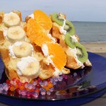 海の家 APOA - フルーツワッフル