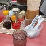 一楽ラーメン - 卓上