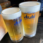 Sennari - 生ビール中527円と生ビール大772円