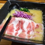 バロンヌードル - 味噌ラーメン950円税込に肉増し250円。