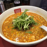 京橋ササラ - 金胡麻坦々麺※スープに浮いているのは刻みネギ