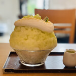 サカノウエカフェ - 青肉生メロン　1,600円