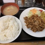 ランチハウス ミトヤ - ダブル大盛 特製タレ焼肉定食です。（2022年５月）